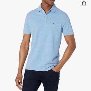 Tommy Hilfiger custom fit baby blue polo